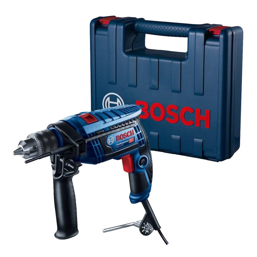 Furadeira de Impacto Bosch GSB 13 RE 750W com Maleta